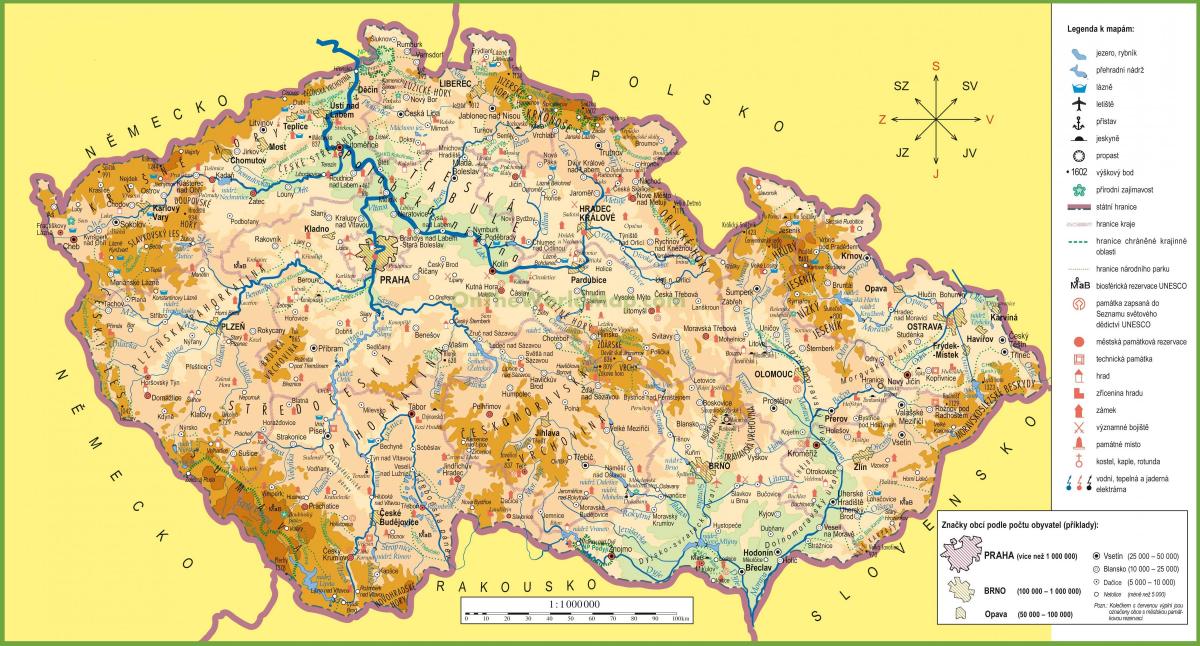 map Czech republic
