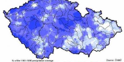 Czechia rain map